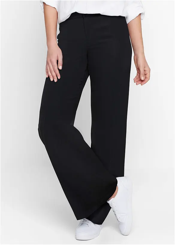 Pantaloni larghi comodi in vita, bonprix
