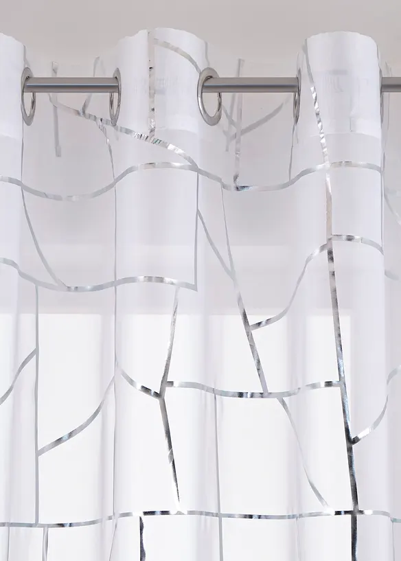 Tenda con stampa lucida (pacco da 2), bonprix