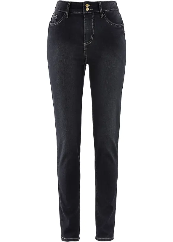 Jeans super elasticizzati slim fit, vita alta, bonprix