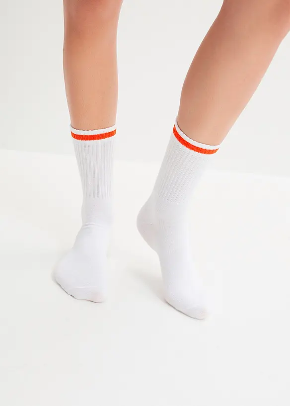 Calzini da tennis (pacco da 5 paia) con cotone biologico, bpc bonprix collection