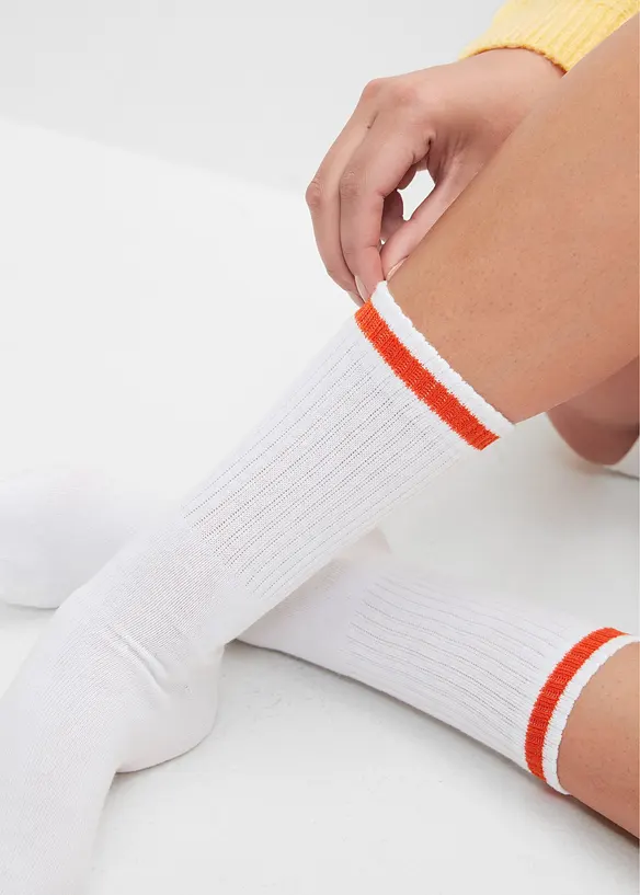 Calzini da tennis (pacco da 5 paia) con cotone biologico, bpc bonprix collection