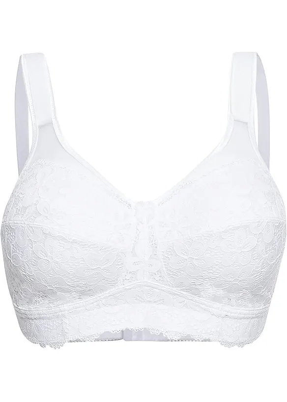 Reggiseno contenitivo senza ferretto con spalline imbottite, bonprix