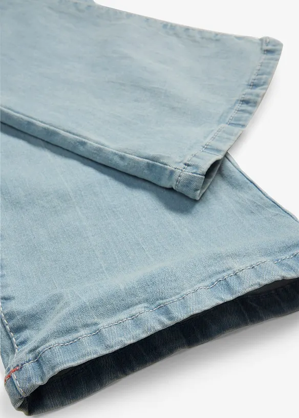 Jeans bootcut elasticizzati, vita media, bonprix