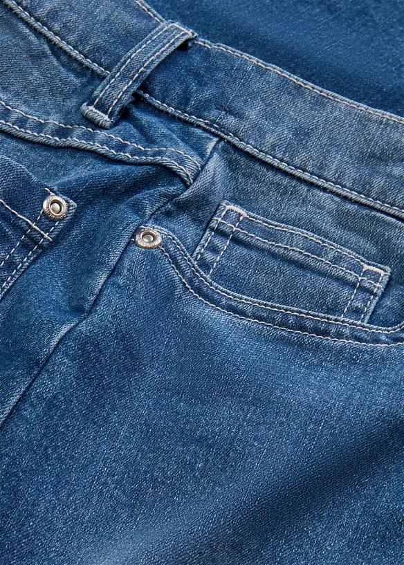 Gonna di jeans con spacco, bonprix