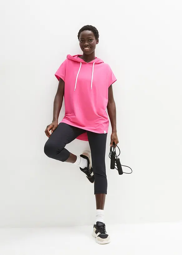 Felpa oversize con cappuccio, bonprix