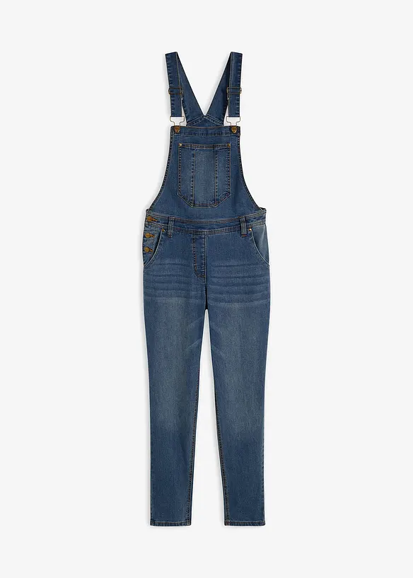 Salopette di jeans boyfriend fit, bonprix