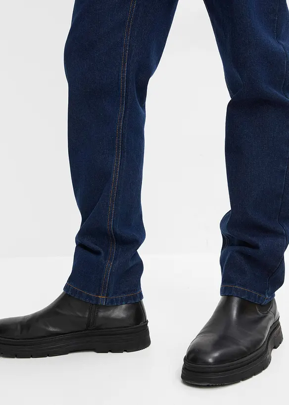 Jeans classic fit con inserto elasticizzato ai lati, straight, bonprix