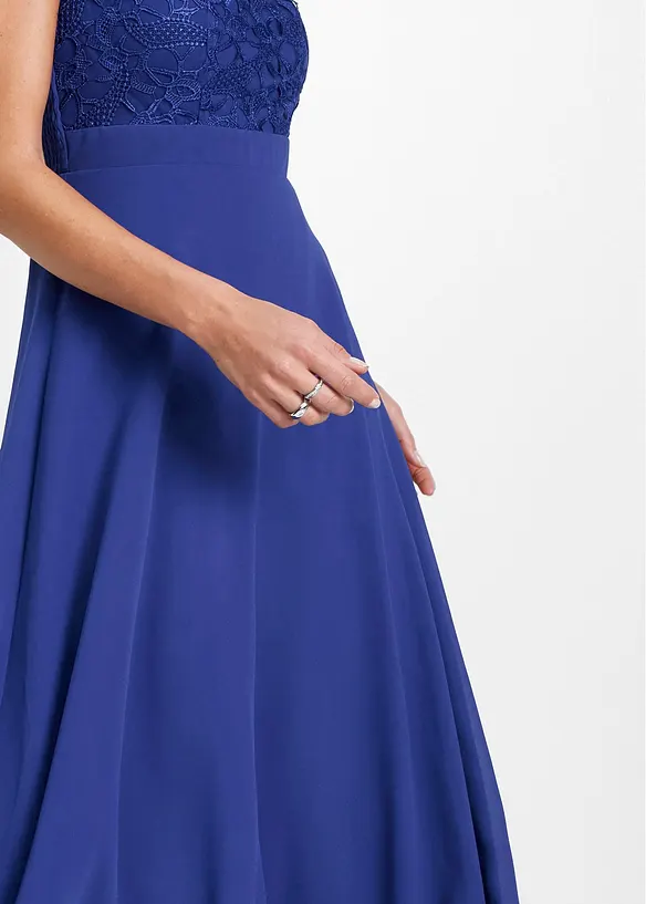 Abito da sera lungo con pizzo, bonprix