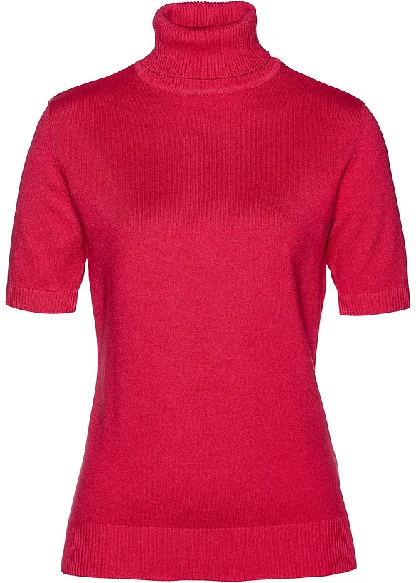 Maglia dolcevita a maniche corte, bonprix