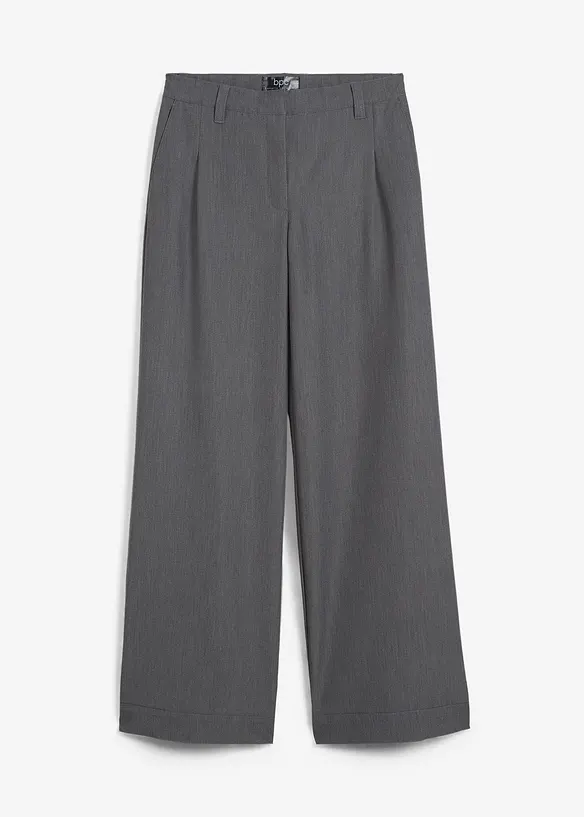 Pantaloni con pinces, vita alta e cinta comoda, bonprix