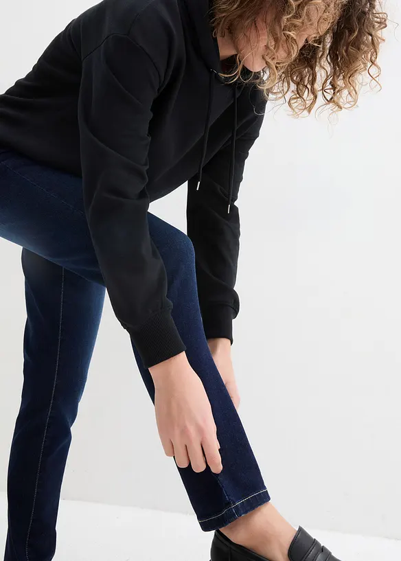 Jeans boyfriend elasticizzati, vita media, bonprix