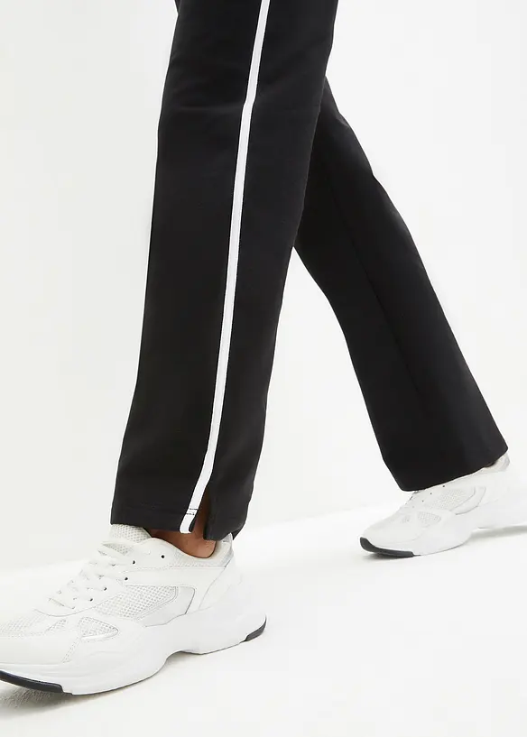 Pantaloni in felpa di puro cotone pesante (pacco da 2), bonprix