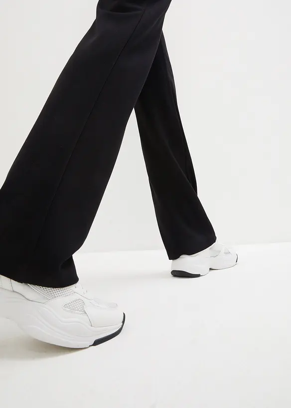 Pantaloni in jersey misto viscosa, bonprix