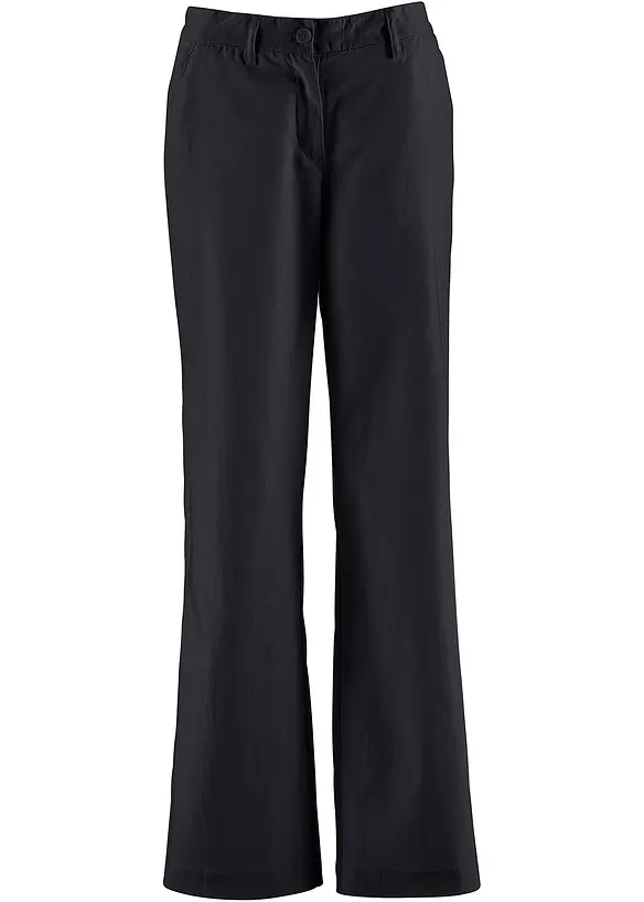 Pantaloni in tessuto misto lino e cotone, bonprix