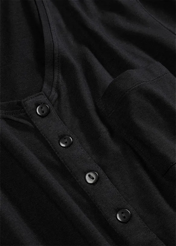 T-shirt con bottoni, bonprix