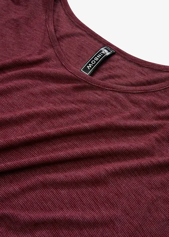 Maglia lunga in misto viscosa, bonprix