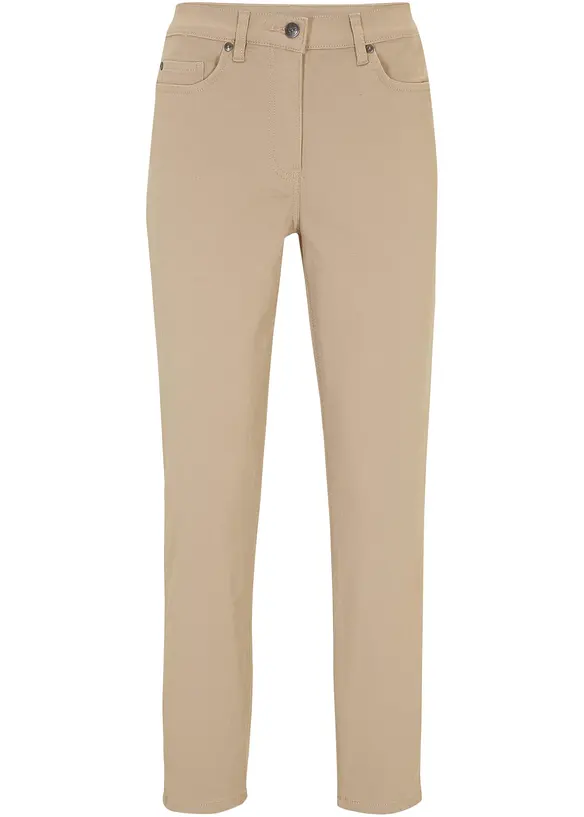Pantaloni cropped a vita alta, bonprix