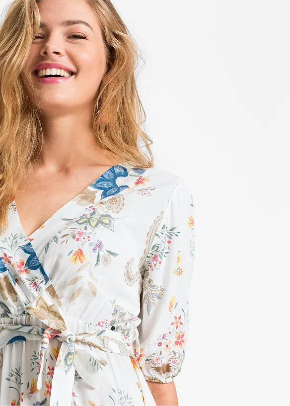 Abito midi in viscosa fluente, bonprix