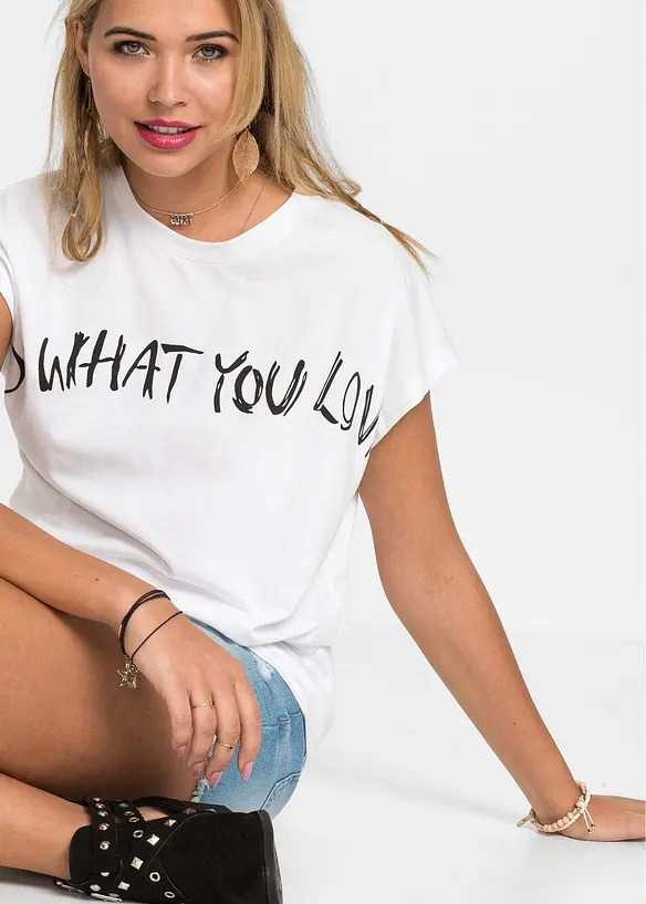 Maxi maglia in puro cotone, bonprix