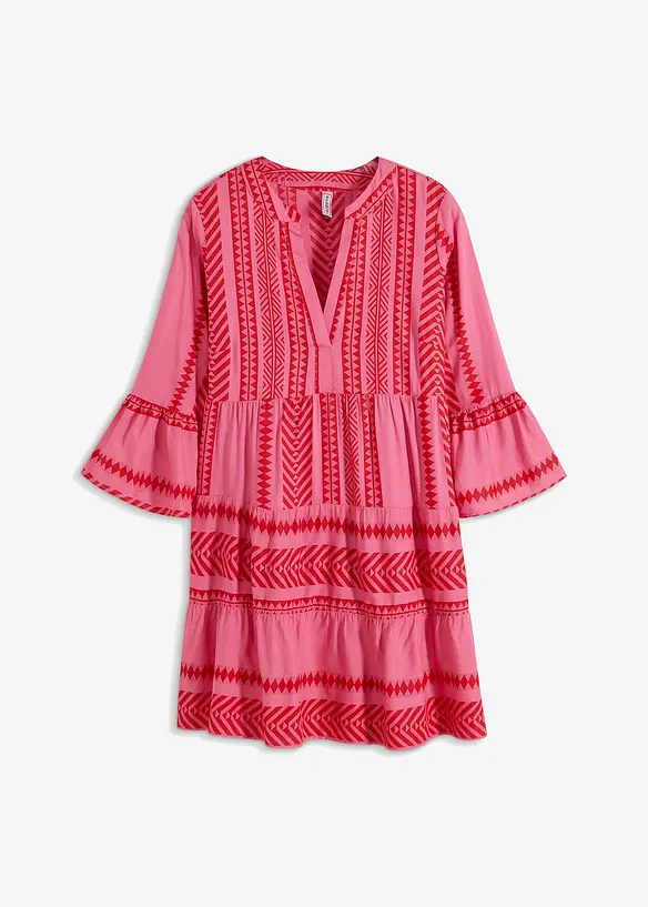 Miniabito stile tunica in viscosa fluente, bonprix
