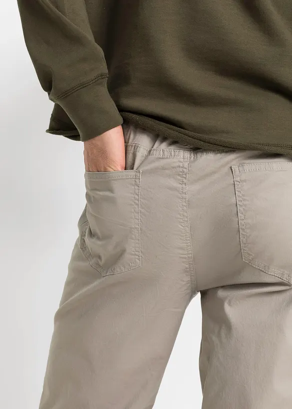 Pantaloni elasticizzati con elastico in vita regular fit, straight, bonprix