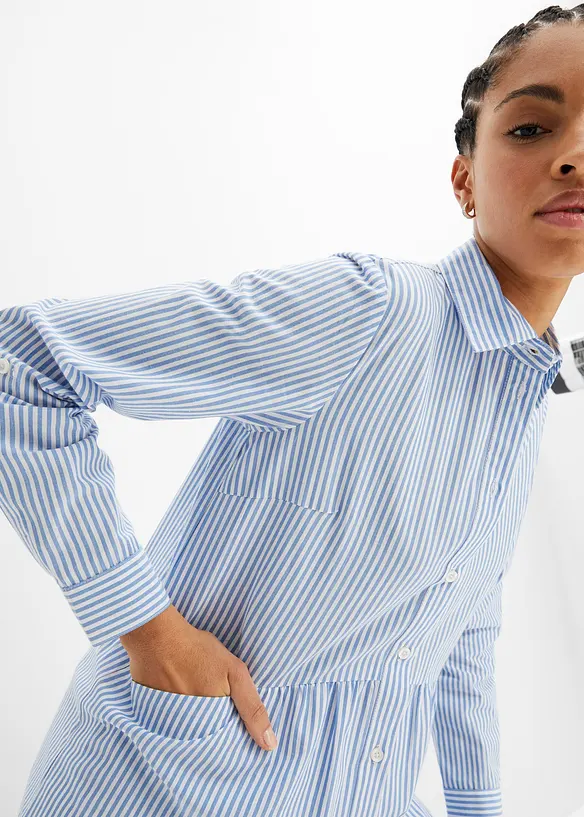 Abito chemisier in puro cotone, bonprix