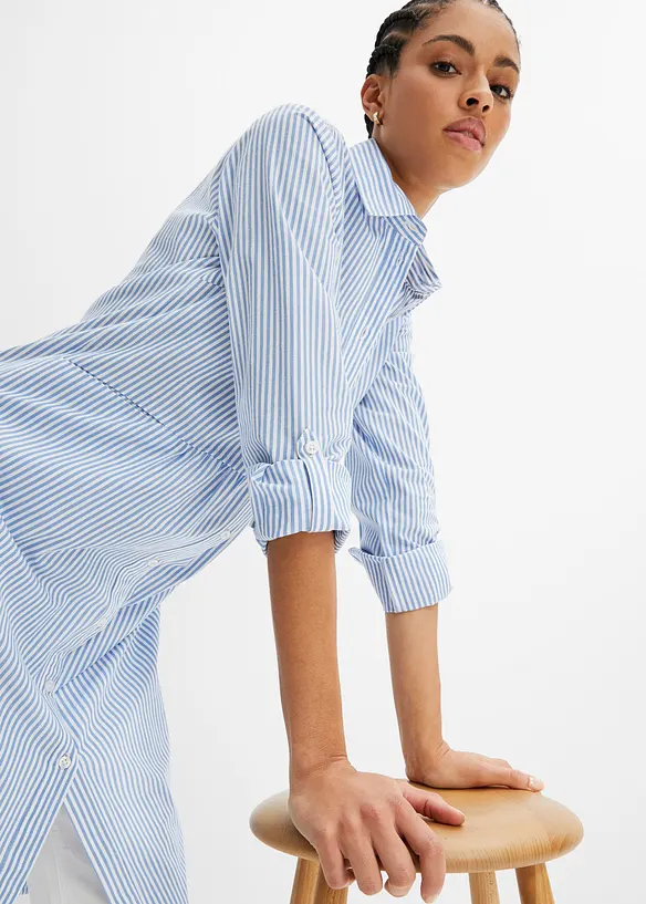 Abito chemisier in puro cotone, bonprix