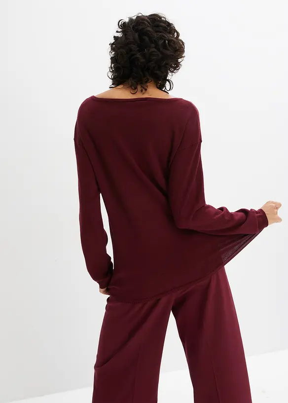 Maglione natalizio in filato fine, bonprix