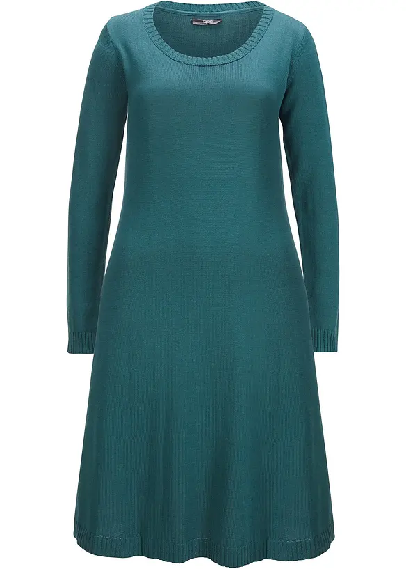 Abito in maglia svasato, bonprix