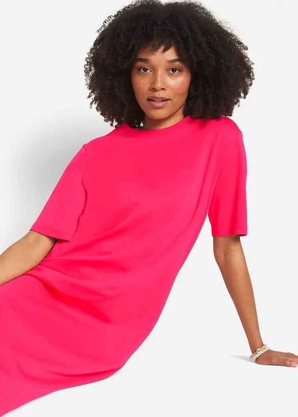 Abito t-shirt oversize in puro cotone (pacco da 2), bonprix