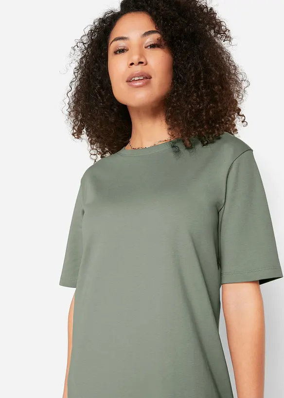 Abito t-shirt oversize in puro cotone (pacco da 2), bonprix