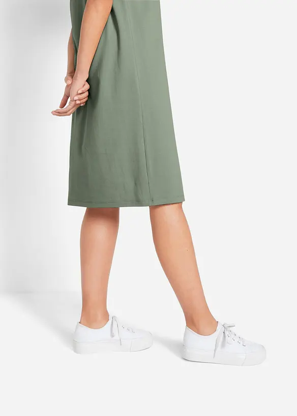 Abito t-shirt oversize in puro cotone (pacco da 2), bonprix