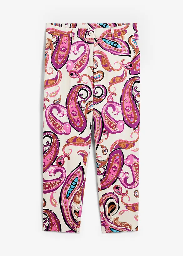 Pantaloni elasticizzati cropped, bonprix