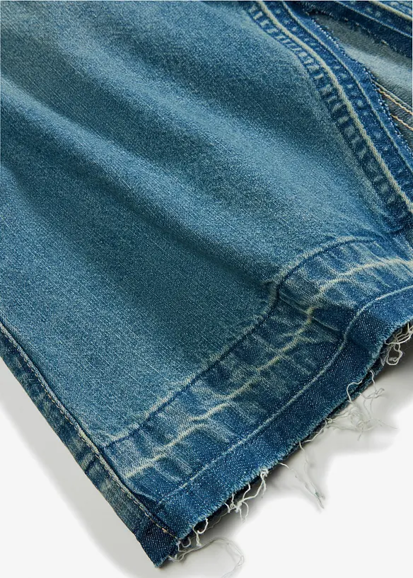 Gonna di jeans con tasche cargo, RAINBOW