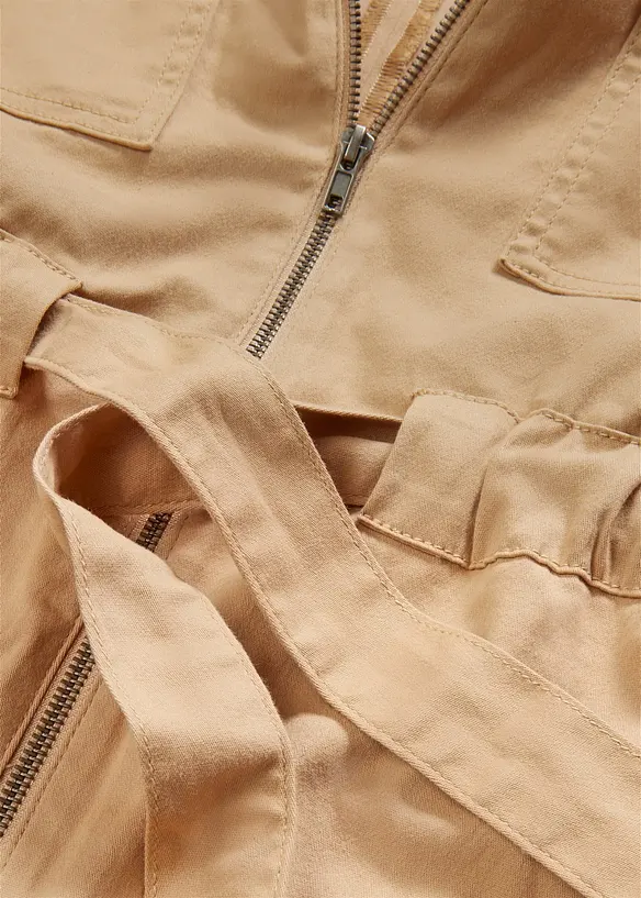 Abito in twill di misto cotone elasticizzato, bonprix