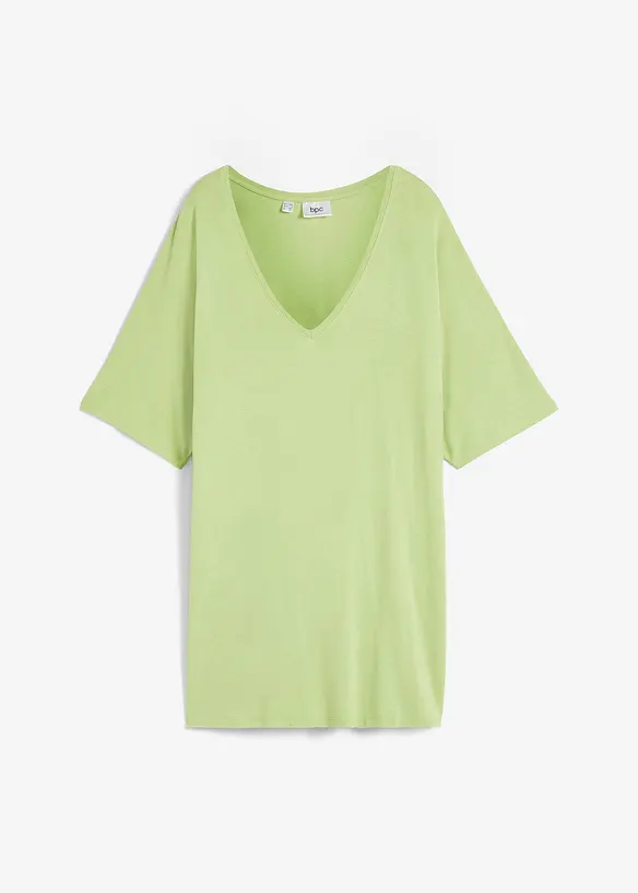 Maglia lunga in misto viscosa, bonprix
