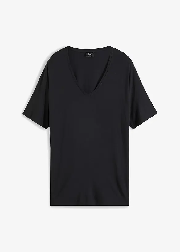 Maglia lunga in misto viscosa, bonprix