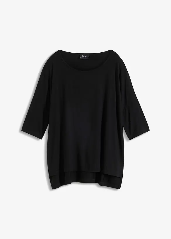 Maglia boxy in misto viscosa morbido, bonprix