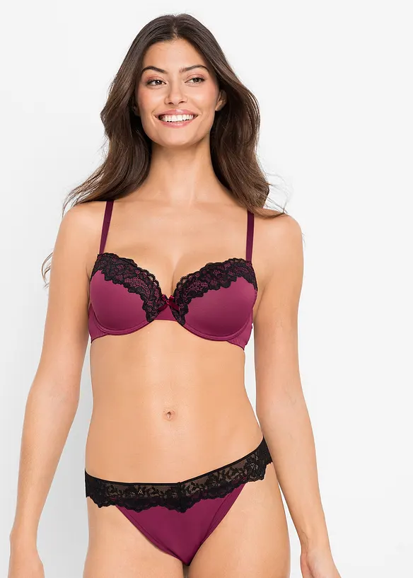 Reggiseno con coppe preformate e ferretto (pacco da 3), bonprix