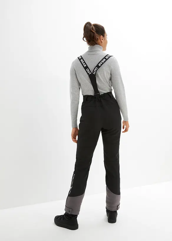 Pantaloni tecnici idrorepellenti in softshell elasticizzato, bonprix