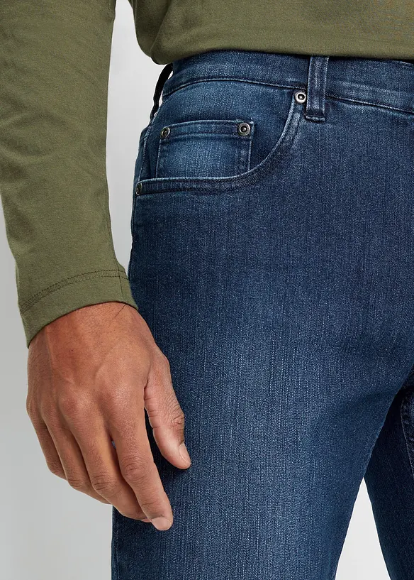 Jeans elasticizzati leggeri slim fit, straight, bonprix