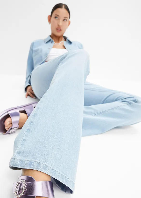 Jeans a zampa con cintura (set 2 pezzi), RAINBOW