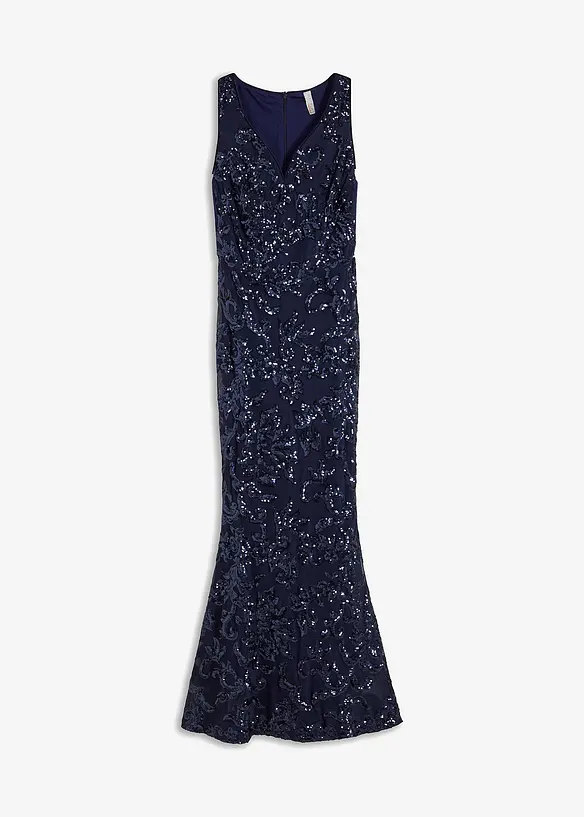 Abito a sirena con paillettes, bonprix