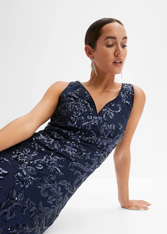 Abito a sirena con paillettes, bonprix