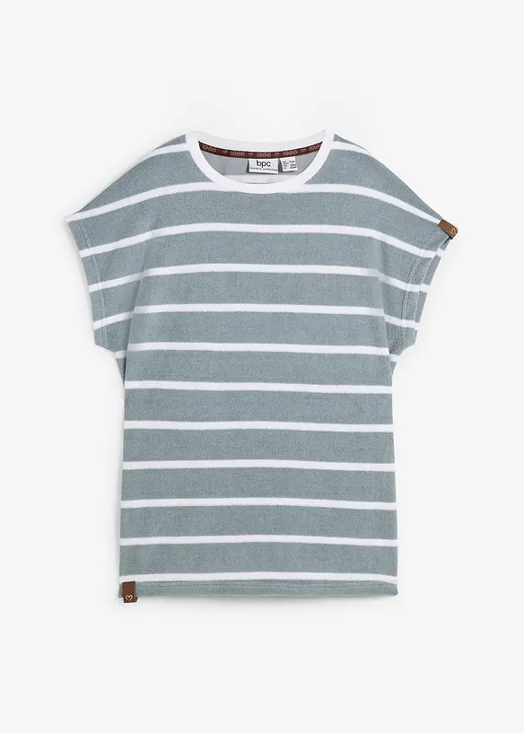 Maglia a maniche corte in spugna a righe, bonprix
