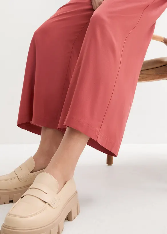 Pantaloni culotte in viscosa, bonprix