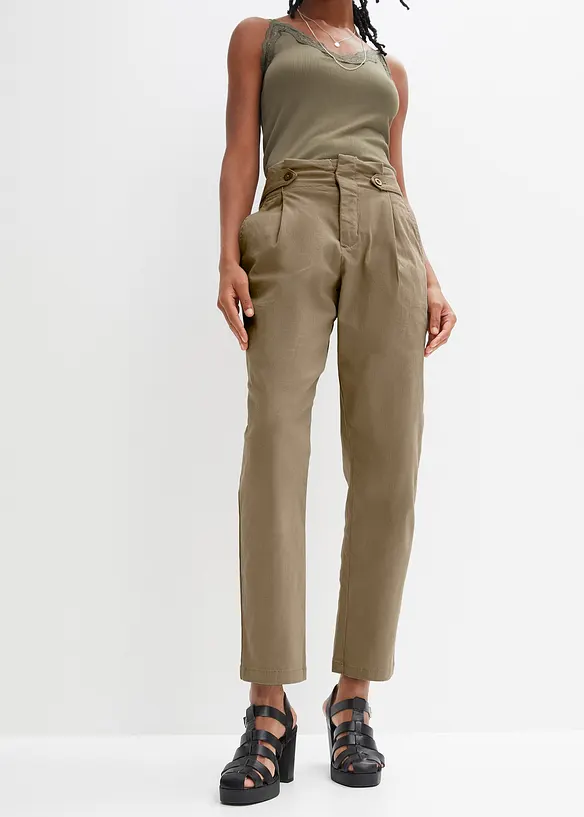 Pantaloni paper bag, bonprix