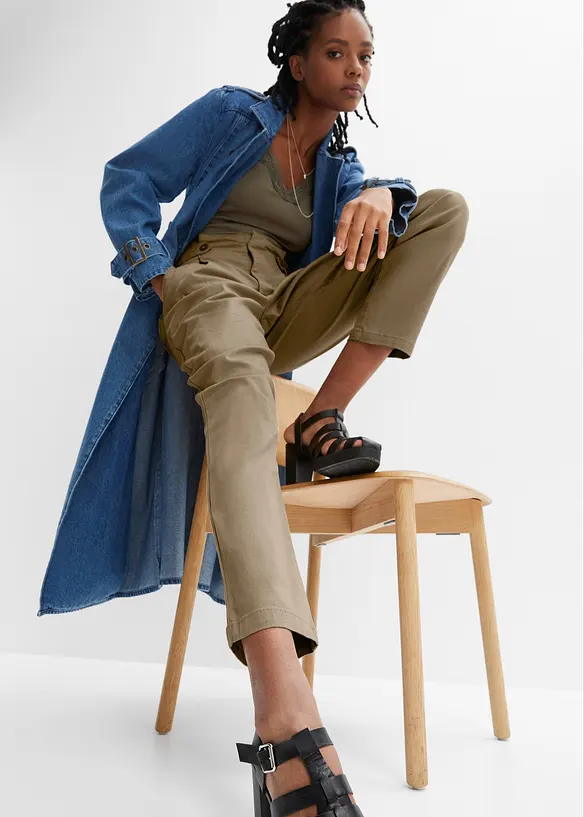 Pantaloni paper bag, bonprix