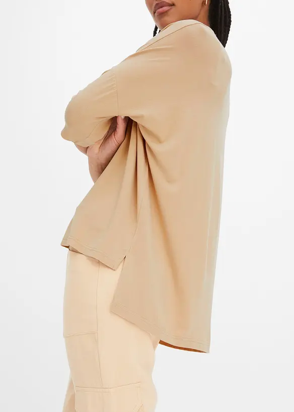 Maglia boxy in misto viscosa morbido, bonprix