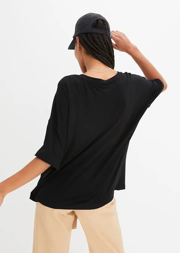 Maxi maglia in viscosa fluente, bonprix